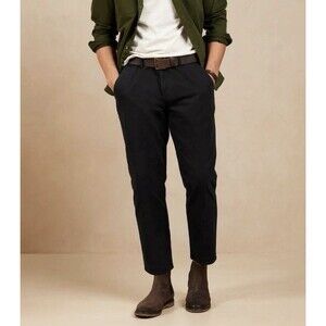 Banana Republic Men's W36 L32 Surplus Twill Athletic Fit Black Ankle Pants